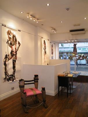 Work installed at Salon Contemporary