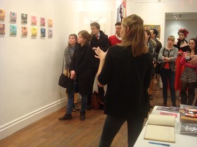 London exhibition curator's talk