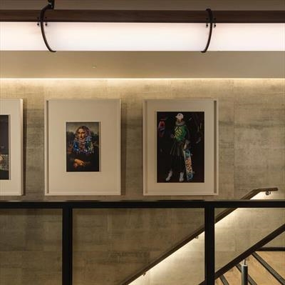 portrait gallery installed at Bankside Hotel London