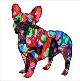 Roxy, supersized Frenchie by Helen Gorrill, Painting