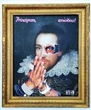 Shakespeare v. Lil Wayne by Helen Gorrill, Painting, Oil paint and collage on board