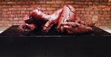 St John the Baptist, beheaded by Helen Gorrill, Sculpture, MDF, clay, wire, resin