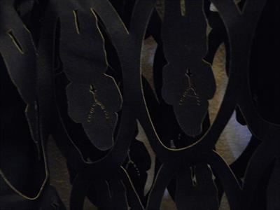 Benedict XVI Confession Chamber (detail of Priest shirt)